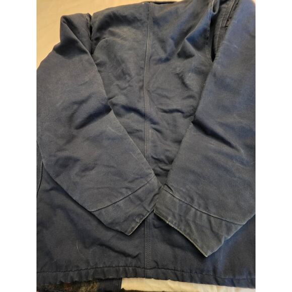 Carhartt Men's Blanket Lined Navy Blue Size 2XL In Great Condition Jacket - Picture 5 of 10